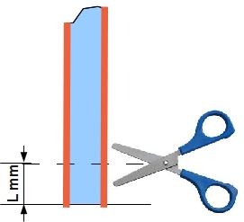 Cutting off capacitors to achieve a set value with precision and little wastage